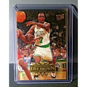 1995-96 Dee Brown Fleer Ultra #9 Basketball Card